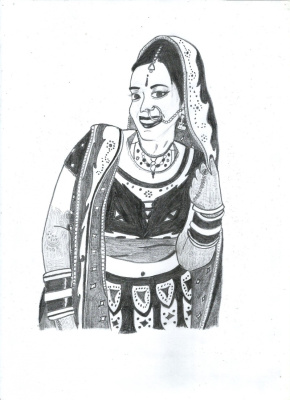 the woman