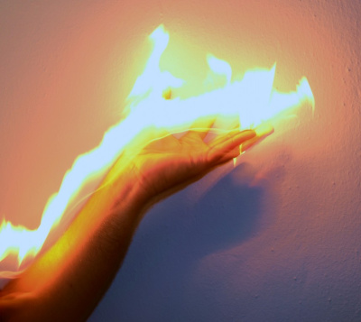 catch fire