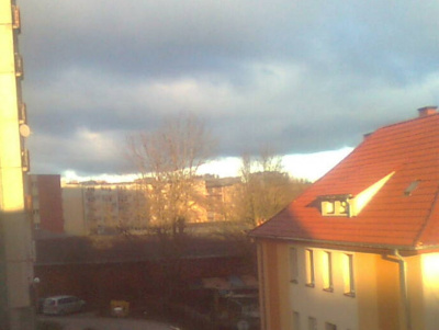 Czyżby mini tornado?