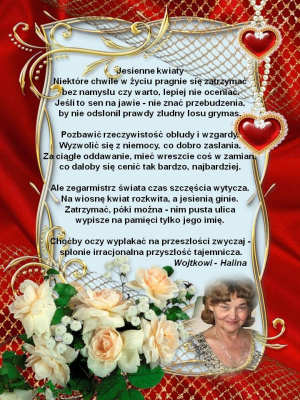 Jesienne kwiaty
