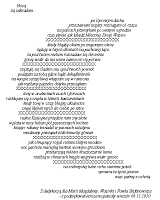 Nocą się zakradam