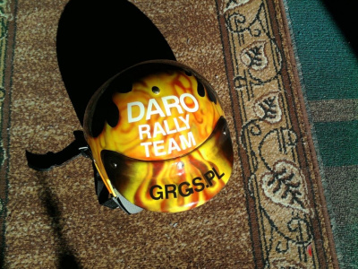 Kask rajdowy przód