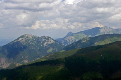 Górki, pagórki i chmurki - Tatry zachodnie