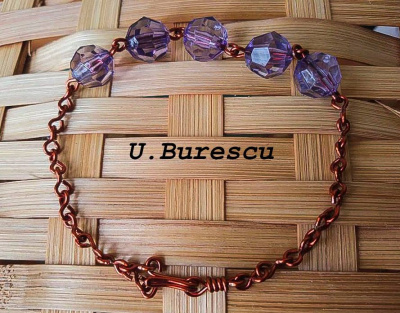 Bransoleta z miedzi i denaturatu :)