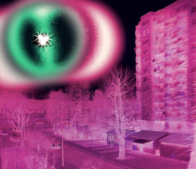 UFO nad miastem