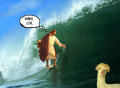 Surfing Jesus