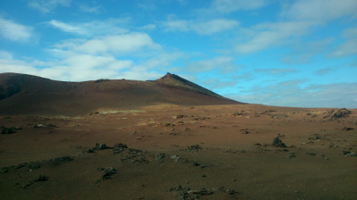 Księżycowy krajobraz Timanfaya