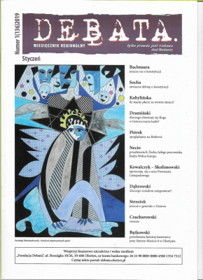 DEBATA z moją grafiką " ANIOŁ OD  NIEPROSZONYCH GOSCI"