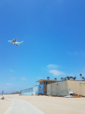 Coming into LAX