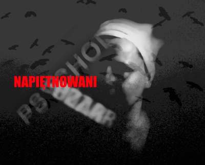 Okładka do sztuki NAPIĘTNOWANI