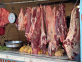 Meat market in Panajachel