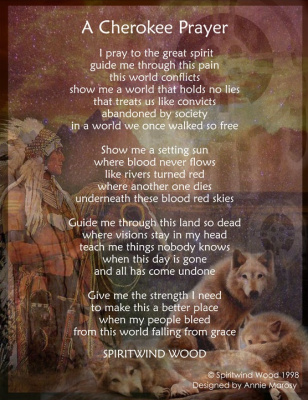 A Cherokee Prayer