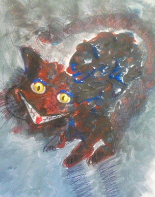 uśmiech kota z Cheshire