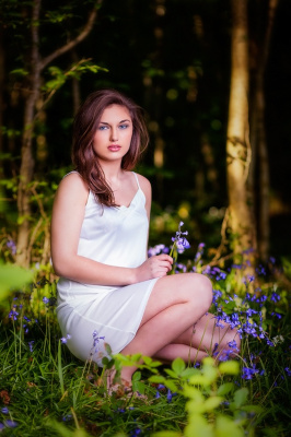 Alone in the woods