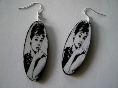 kolczyki - Audrey Hepburn
