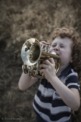 Little trumpet master