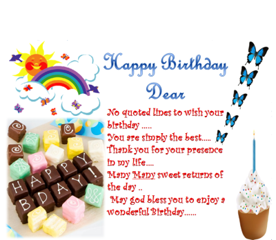 A bithday note i made....