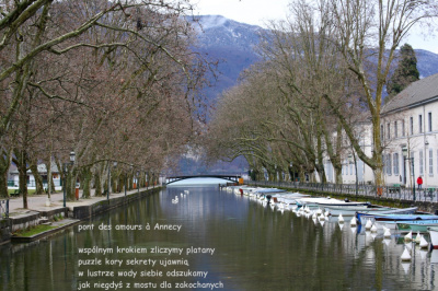 pont des amours à Annecy - most kochanków w Annecy