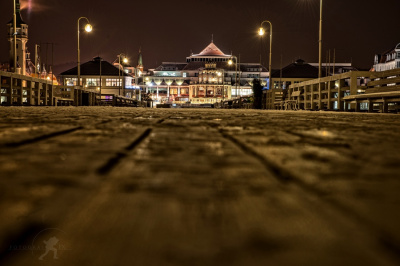 Sopot, molo, zimna noc...