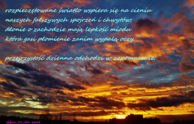 złoto nieba