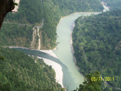 Meeting Of Two Rivers