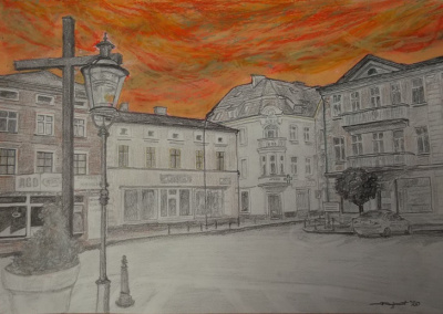 Czarny krzyż