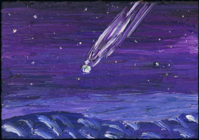 Hale-Bopp over the Ocean
