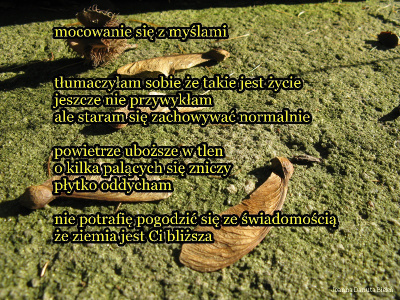 mocowanie się z myślami