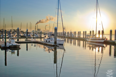 Sunset on the Boating Dock