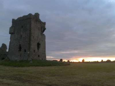 Sunset Over the  Keep