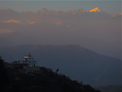 chomolungma z nagarkot
