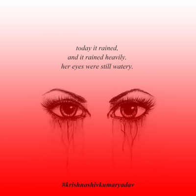 the watery eyes