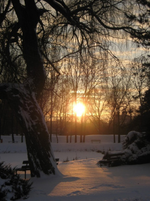 zachód nad Żegliną