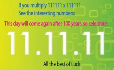 111111 POST CARD