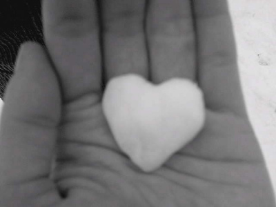 snow heart.
