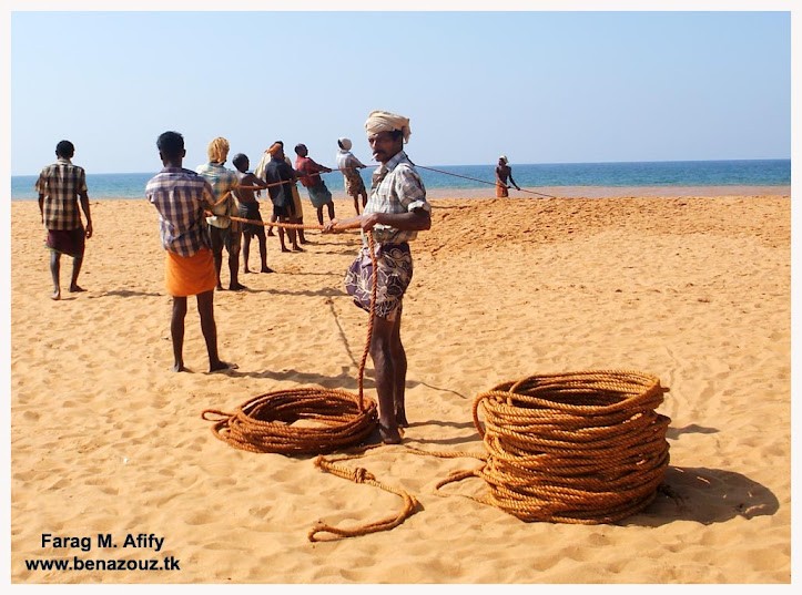 Fishermen in Kerala, India