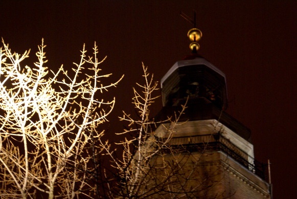 Głogów nocą