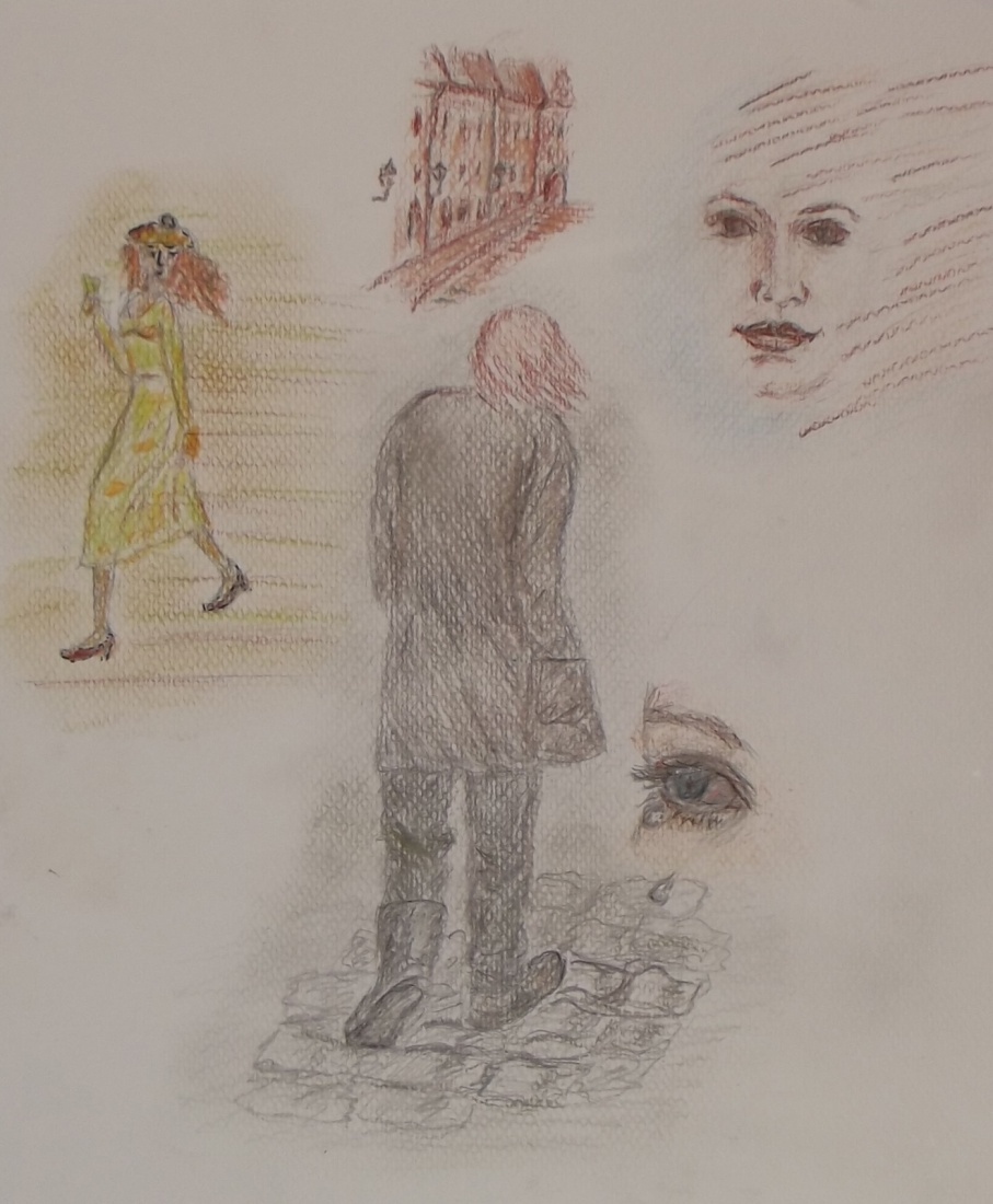 "po kocich łbach powoli toczyły się czyjeś łzy"