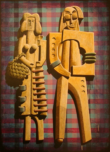 Wieśniak na spacerze