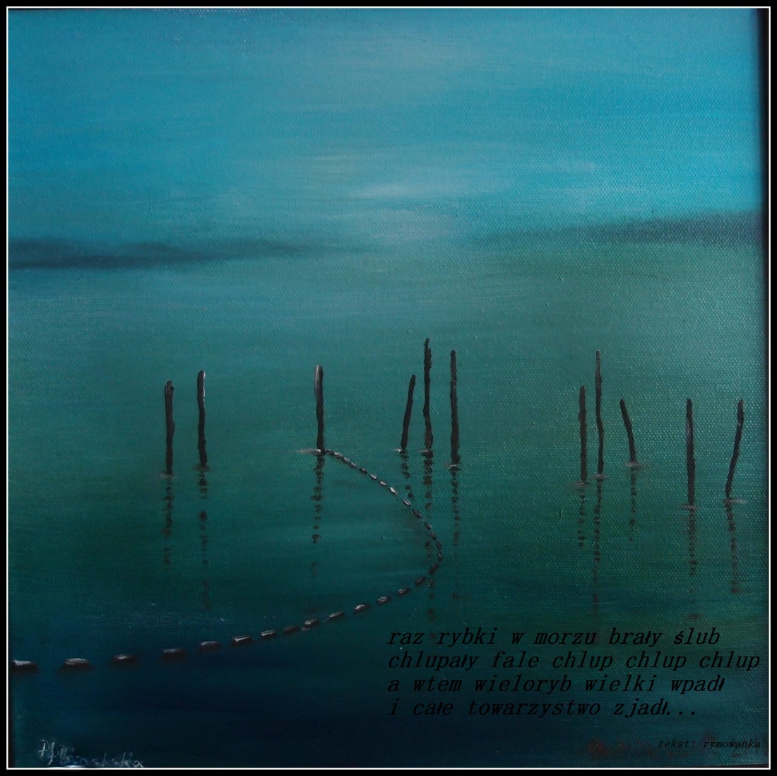 w sieci... (podtytuł: "jeziora pozornie są takie spokojne..."