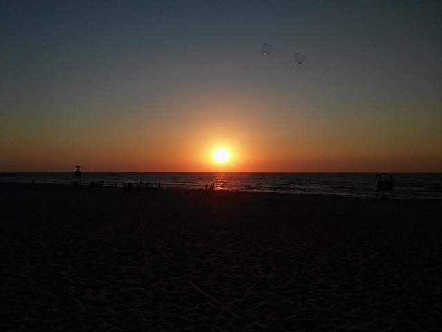 Bańki mydlane i Słońce