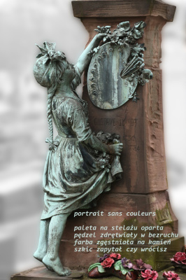 portrait sans couleurs