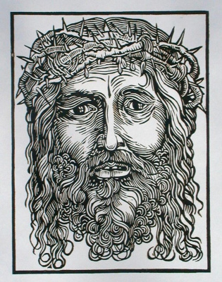 Chrystus w/g sztychu Durera