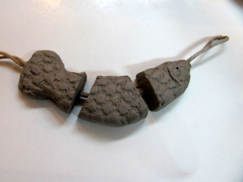 pomysł na naszyjnik - pierwsze podejście