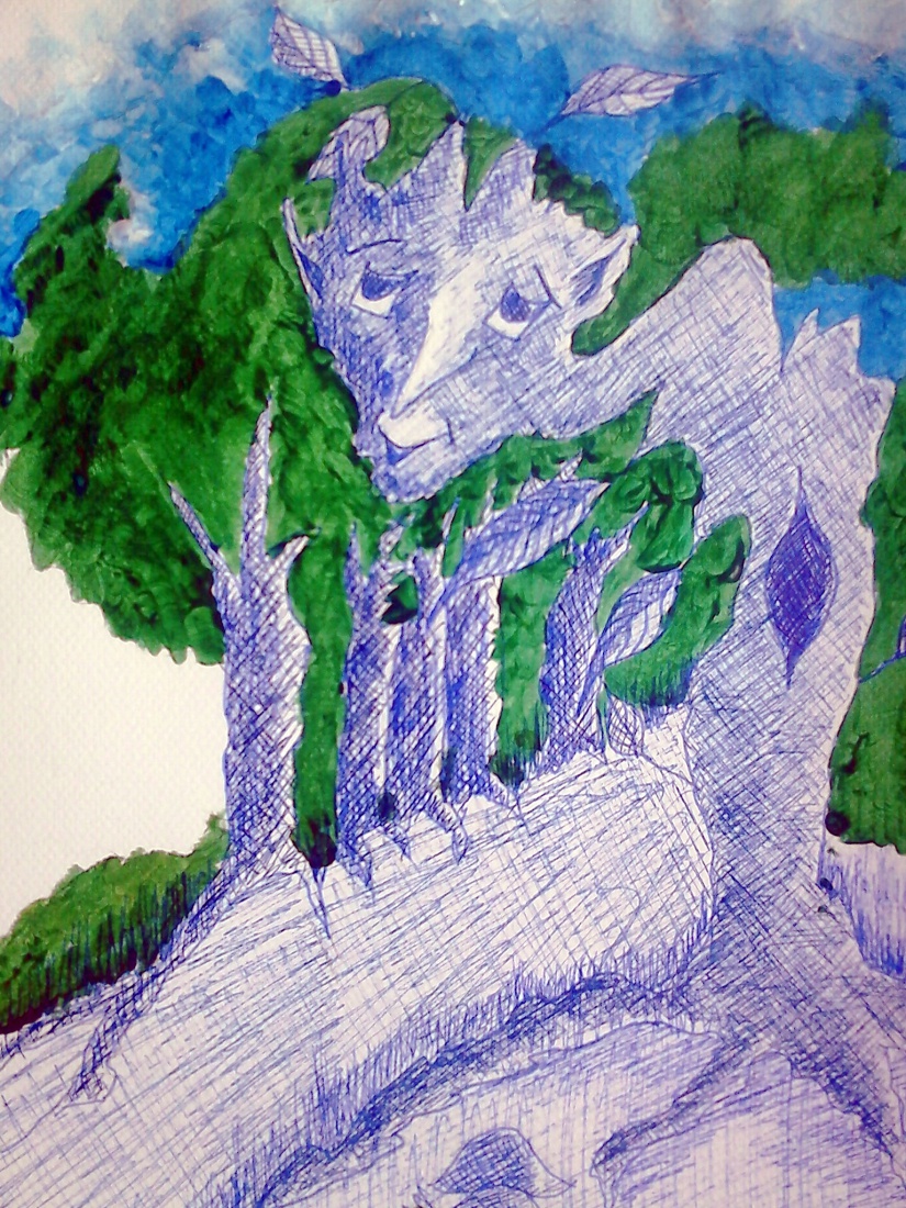 sparzyłam usta rosołem z perliczki przenosząc preprzodka na papier- miał mocne korzenie i serce niebieskie