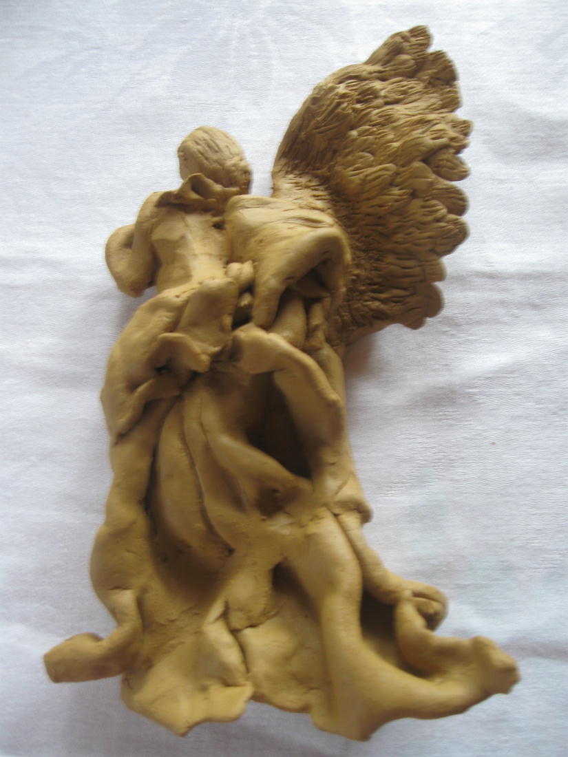 ceramiczny aniol