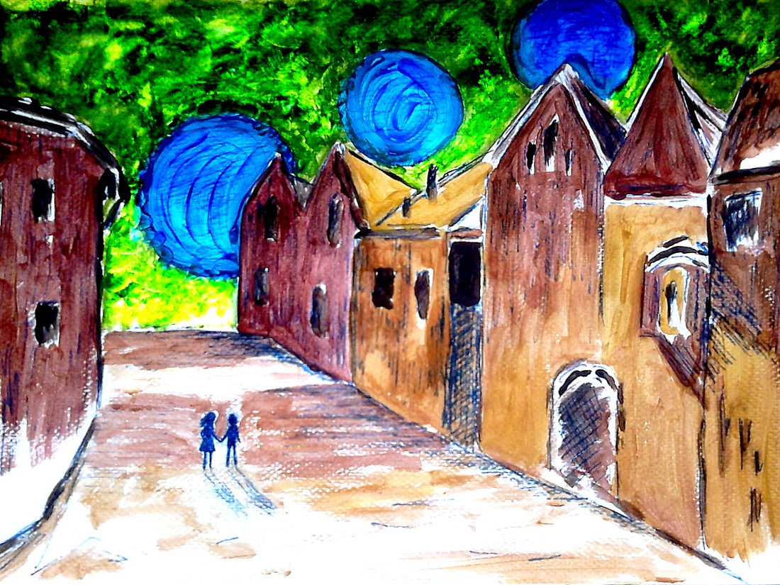 w odległej galaktyce, gdzie trzy niebieskie księżyce