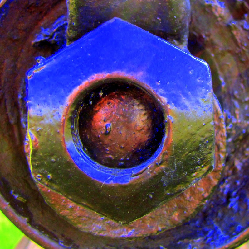 zachód słońca na łące