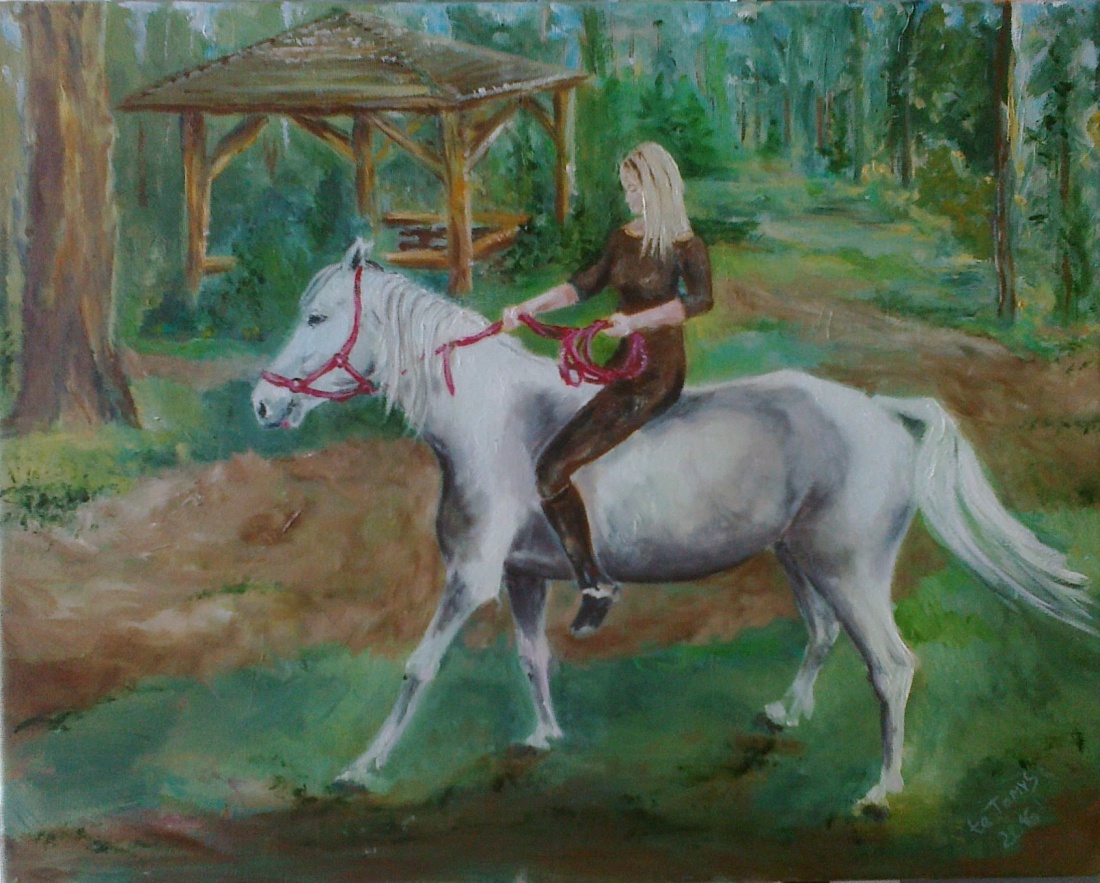 Dziewczyna na koniu