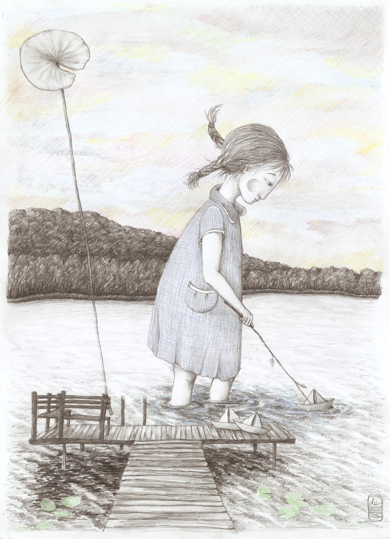 "A wieczorem na jeziorach cisza... puszcza łódeczki"